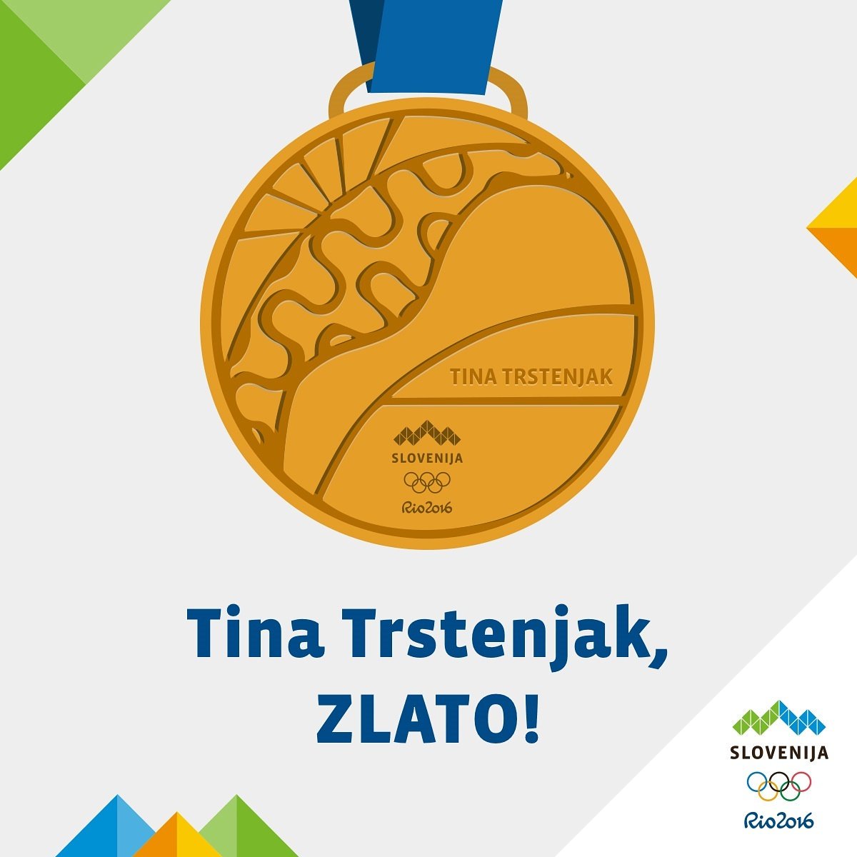 TeamSlovenia's tweet photo. Jaaaaa ZLATA KOLAJNA ZA SLOVENIJOOOO! Bravooo Tina!! #judo #slo #riovnas https://t.co/xbJZsLpzR9