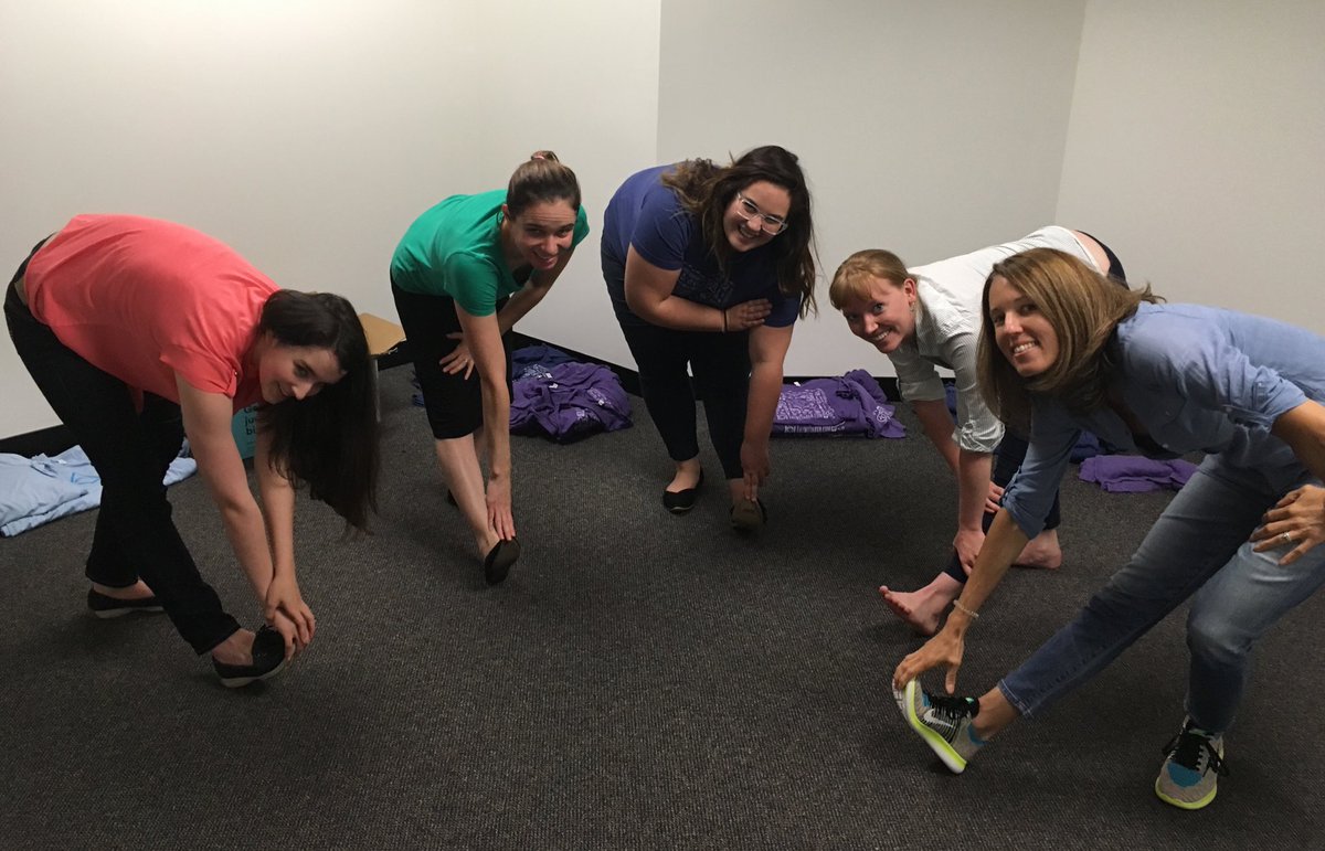 EatWithAVA's tweet photo. Thanks for the #stretch sesh @Sworkit! Team AVA needed to iron out some kinks. #startuplife #fitfam #workdayworkout https://t.co/Aiwk6WOuh3