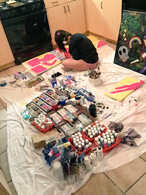 Love waking up to @Mizzbentleyyy and our paint tornado! Haha https://t.co/2M2wsT0ET3<a class="tags" target="_blank" title="On Twitter" href="/?out=eyJ0eXAiOiJKV1QiLCJhbGciOiJIUzUxMiJ9.eyJpYXQiOjE3MjA2NzA3NDMsImlzcyI6InR3cG9ybnN0YXJzLmNvbSIsIm5iZiI6MTcyMDY3MDc0MywiZXhwIjoxNzUyMjA2NzQzLCJyZWRpcmVjdF91cmwiOiJodHRwczovL3R3aXR0ZXIuY29tL01penpiZW50bGV5eXkifQ.d-fDvxBink0OsKGwv-twNkMVAG1avSY66z4-Hjz-hH0q0fU-BL48mzrFI_3MvCkDFuxRbIHz4gaQngGChoJ8_g">@Mizzbentleyyy</a><a href="/tag/love"class="tags"><span>#love</span></a><a href="/tag/hobby"class="tags"><span>#hobby</span></a><a href="/tag/picassobay"class="tags"><span>#picassobay</span></a><a href="/tag/artistbay"class="tags"><span>#artistbay</span></a>
