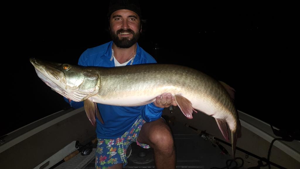 thruman7's tweet photo. Ty scored too. His 2nd musky. 47 1/8" https://t.co/qr7Y1bVhSQ