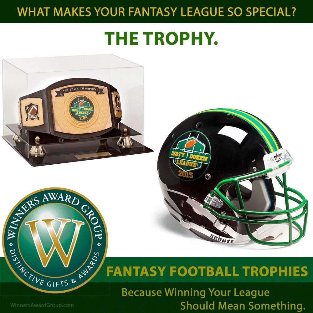 WinnersAward's tweet photo. Everyone has a fantasy football league. Be different. https://t.co/lhLbykDcs2 #fantasyfootball #nfl #winning #trophy https://t.co/c1XuG4KZDt
