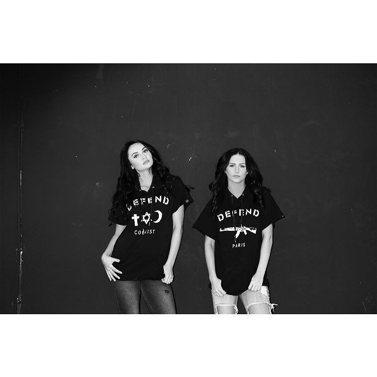 colors_la's tweet photo. Flash back to @briannalawler and @samantha_long_ rocking some @defendparis a while back. 🔥 https://t.co/jYaiYw58k5 https://t.co/eKIBMWbNTC