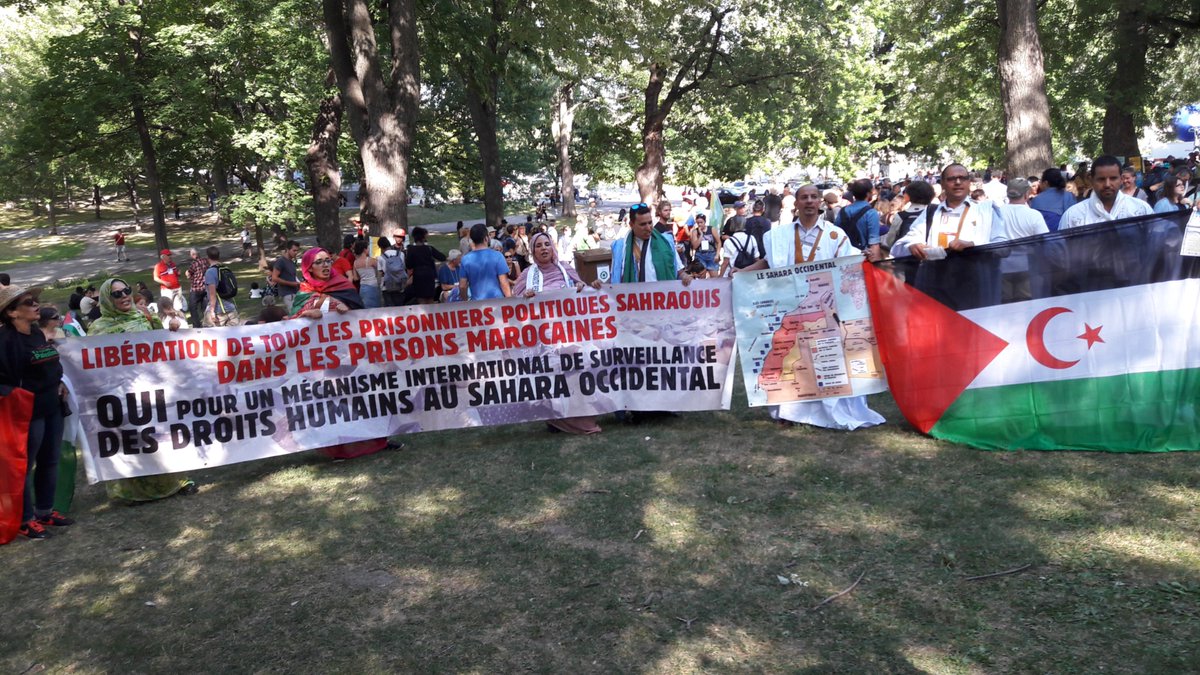 Solidarité avec le peuple Sarahaouis
#FSM2016
