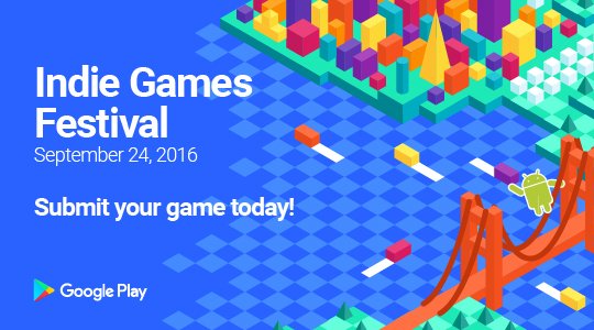 unitygames's tweet image. .@GooglePlay is looking for the top #mobile games to showcase at Indie Games Festival Sept 24. Apply now #PlayIndie