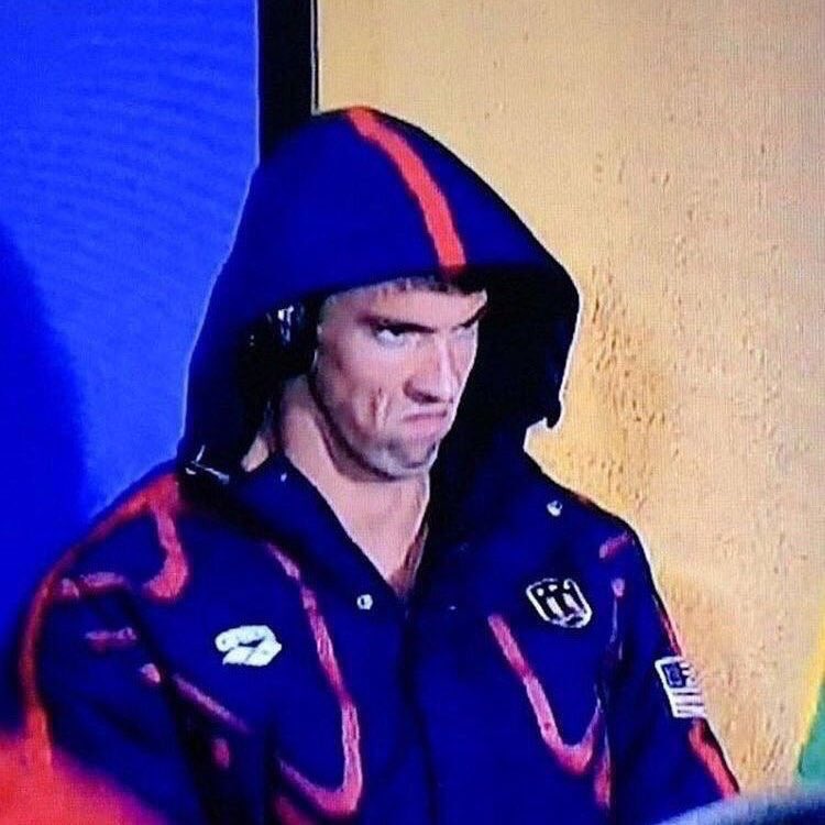 laploebag's tweet photo. When you discover your #sportsbag is not a #Laploe! #PhelpsFace https://t.co/3CbRJ1RU1J