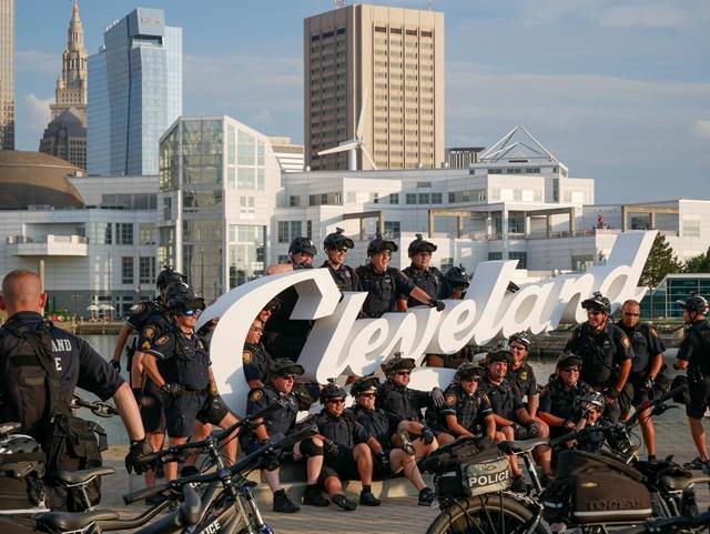 Throwback to convention week. Thanks to all of the folks who helped keep things peaceful and enjoyable. #2016CLE