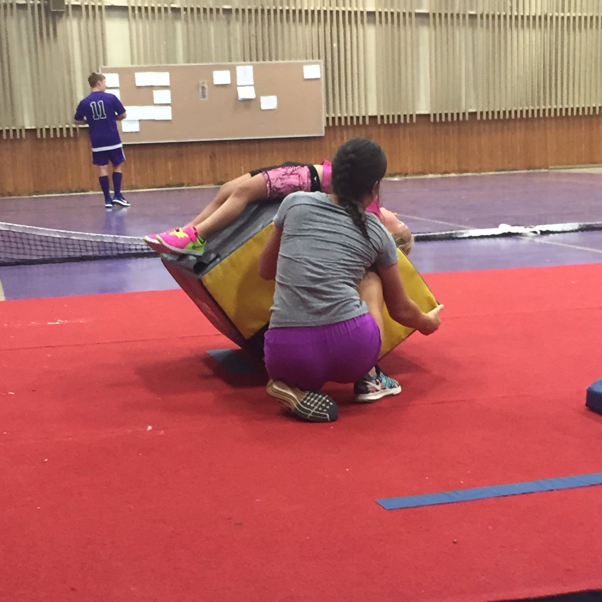 sburgcheer's tweet photo. The SHS Cheerteam hosts tumbling classes every Tuesday at the old cafeteria on Jim Barley Way! Come see us💜 https://t.co/Bz1l97fLhT