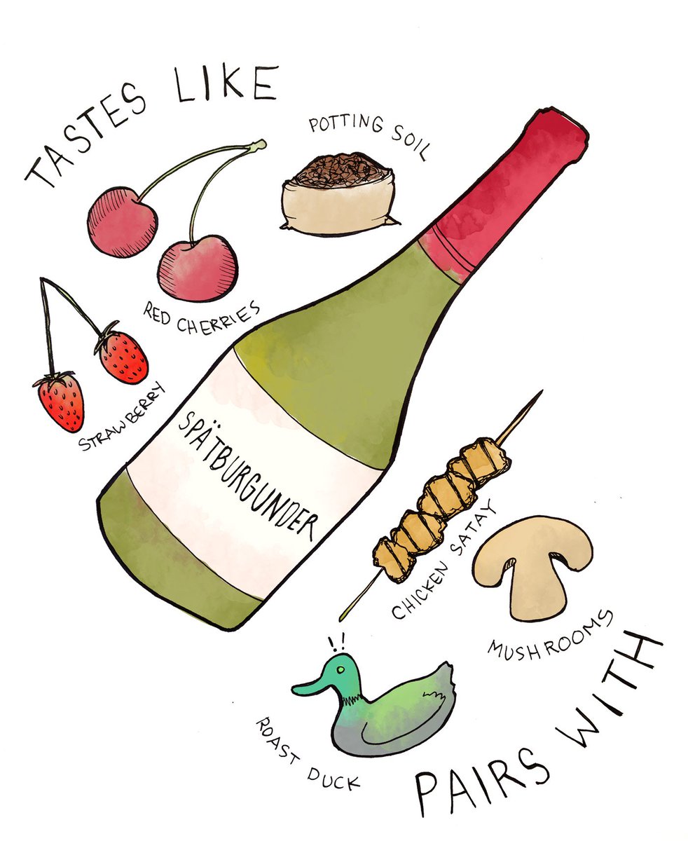 Spätburgunder is German for delicious.  I *swear* I'm not lying.   bit.ly/2aGLKJ6