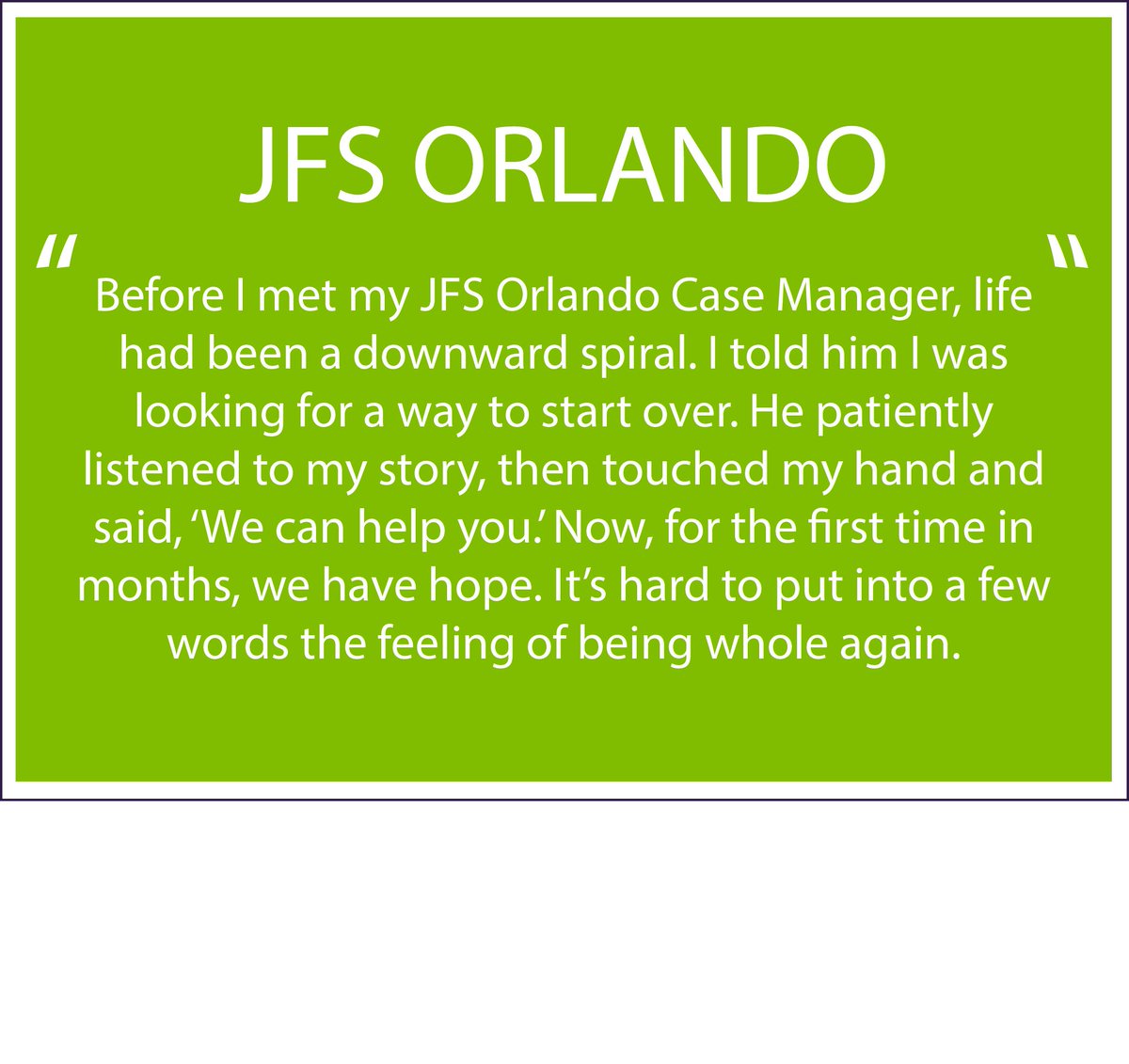 Witnessing our clients' lives turn around is one of the greatest gifts we could receive! #FamilyStabilization