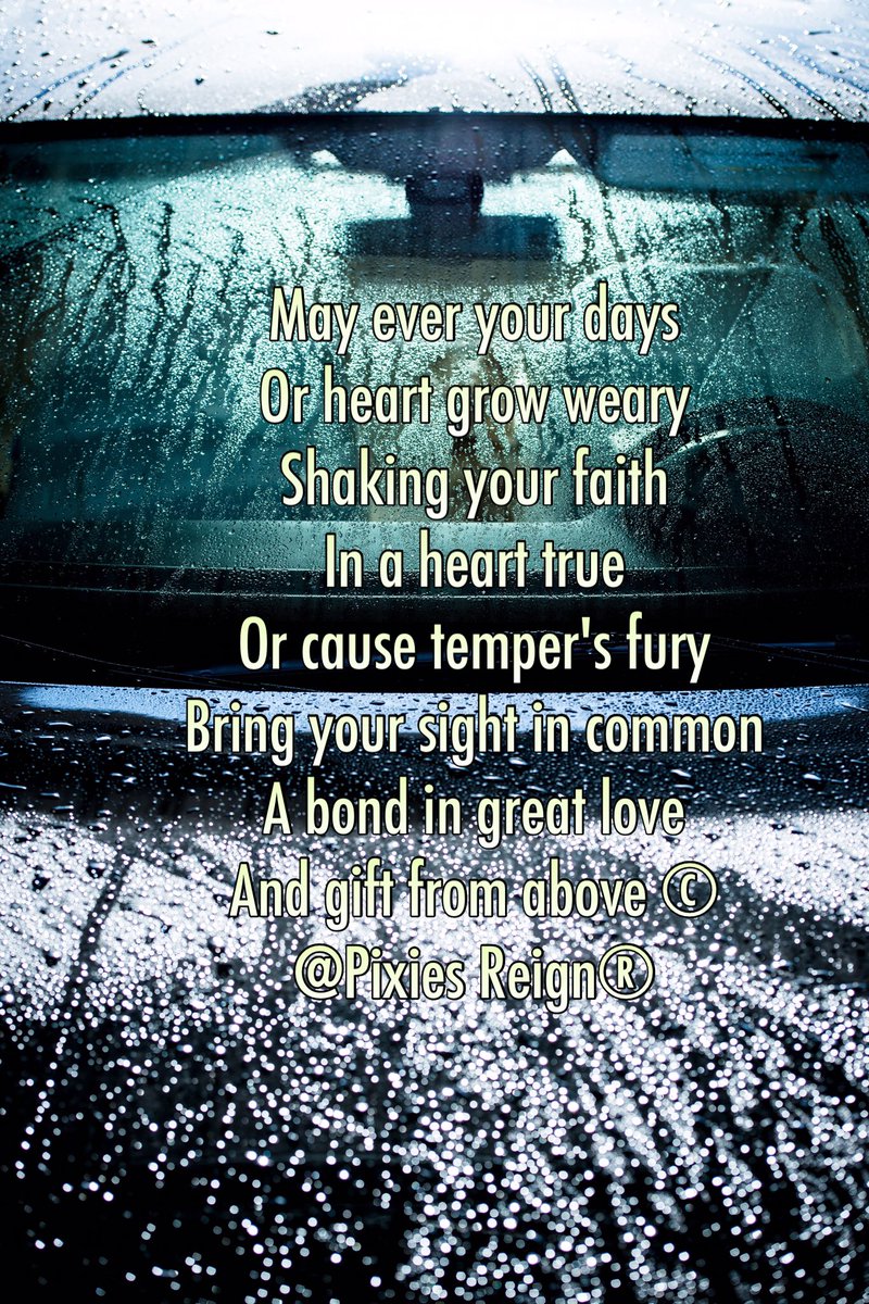 Pixie_Poet's tweet photo. May ever your days
Or heart grow weary
Shaking your faith
In a heart true
Or tempers fury . . .
#fsmpy #prosepixie https://t.co/ZqcfjhoT1q
