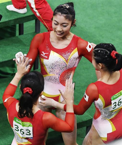 体操女子団体 4位入賞