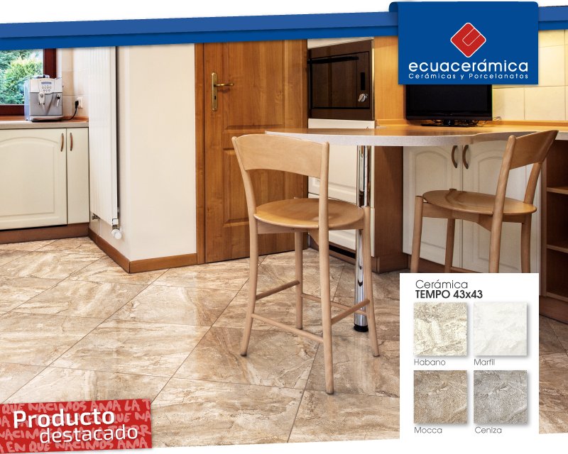 La Colección #Tempo 43x43, de aspecto marmoleado te dará ese toque clásico que combina con todo. #ProdutoDestacado
