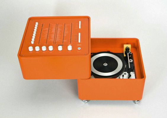 discogs's tweet photo. The Verner Panton Stereo Bar 3300 Radio &amp; Record player. Made by Wega, Germany in the1960s. #TurntableTuesday https://t.co/EfjagpS8X8