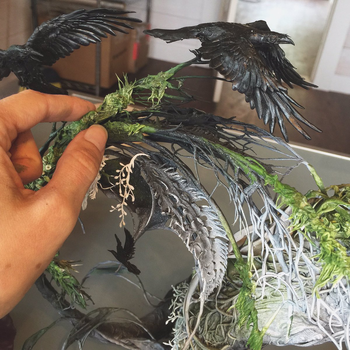 Finishing a new group of sculptures <3 ellenjewettsculpture.com