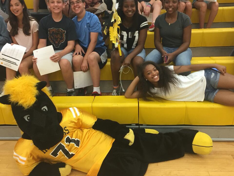 Enjoyed meeting the class of 2020! Attention freshmen: follow me for information on school events and spirit!