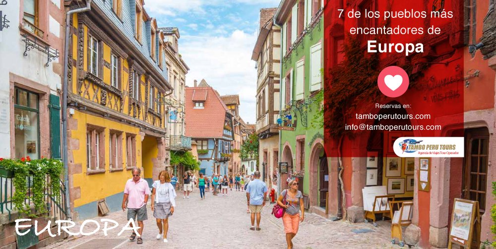 Los 7 pueblos más encantadores de #Europa con tamboperutours.com ver link bit.ly/2aDYCwz