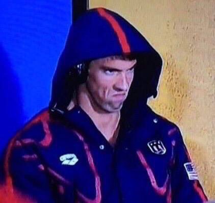 SugarPieTees's tweet photo. When you ask for some new @SugarPieTees to wear back to school and you get…something else.😠 #PhelpsFace #TeamUSA https://t.co/MTFoOh84dy