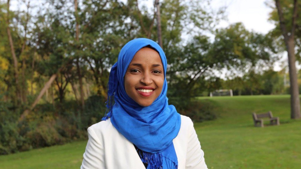 somaliadev's tweet photo. Ilhan Omar just became the first Somali-American and Muslim woman lawmaker in the U.S. #Minnesota #BlackWomenDidThat https://t.co/FGD38vhVFN