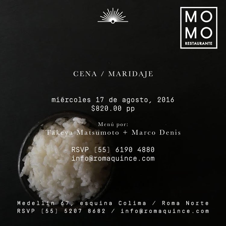 RomaQuince's tweet photo. Menú especial de 5 tiempos con maridajes•RSVP tu lugar ☎️ (55) 5207 8682 •📱(044) 55 6190 4880 • info@romaquince.com https://t.co/4Zhu978YtL