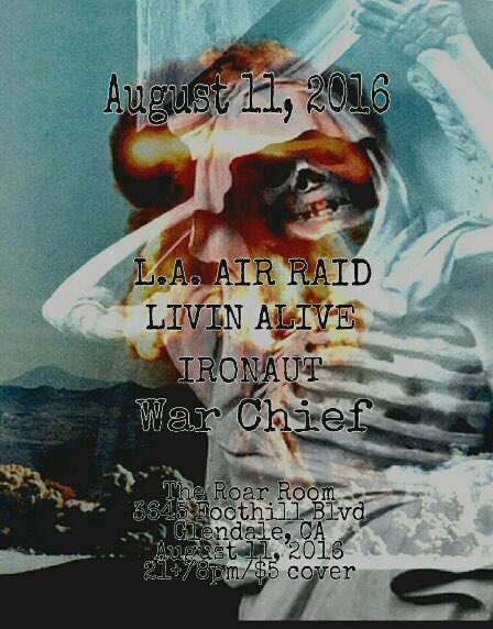 LAAIRRAID's tweet photo. You got demons &amp; gotta get 'em out! #LAAIRRAID will shake 'em out of you at #TheRoarRoom #Glendale #LiveMusic #Rock https://t.co/7rzBPuNNIM