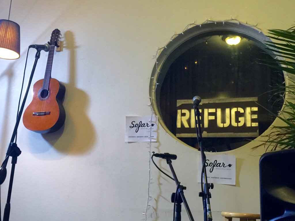 <a href="/sofarsounds/">Sofar Sounds</a> started in London and is now live in 268 cities. Loved your show tonight @SofarNYC <a href="/RefugeRecording/">Refuge Recording</a>