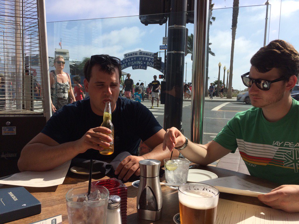 bussysaintdenis's tweet photo. Santa Monica, my second favorite everclear song #90sfratvacation #brthrs https://t.co/08lzibmXSd