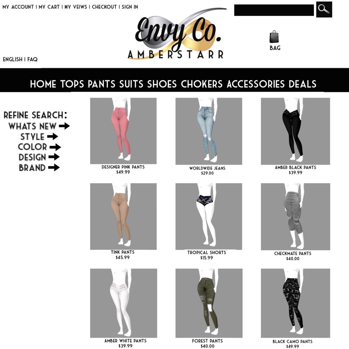 EnvyCoAmberS's tweet photo. You see any pants you like!! well shop now at https://t.co/DoU0kE4AuO #Envy https://t.co/LuO5n7J4Lq