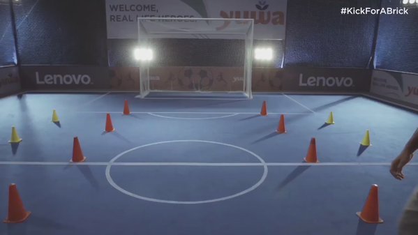 GraceYKSIN's tweet photo. #KickForABrick to help build the YUWA girl's school in India. Take on the... https://t.co/pZ3NDqbqNk #iamlenovo https://t.co/EunzyU0V6B
