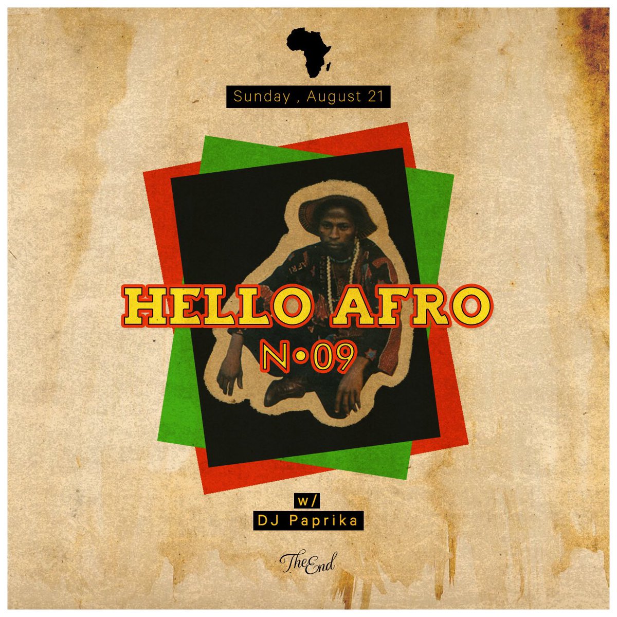 valleyheatrcds's tweet photo. Next Sunday at The End, West End w/ DJ Paprika laying down deep Afro grooves all night. #helloafro https://t.co/QaUk2K8Ma6