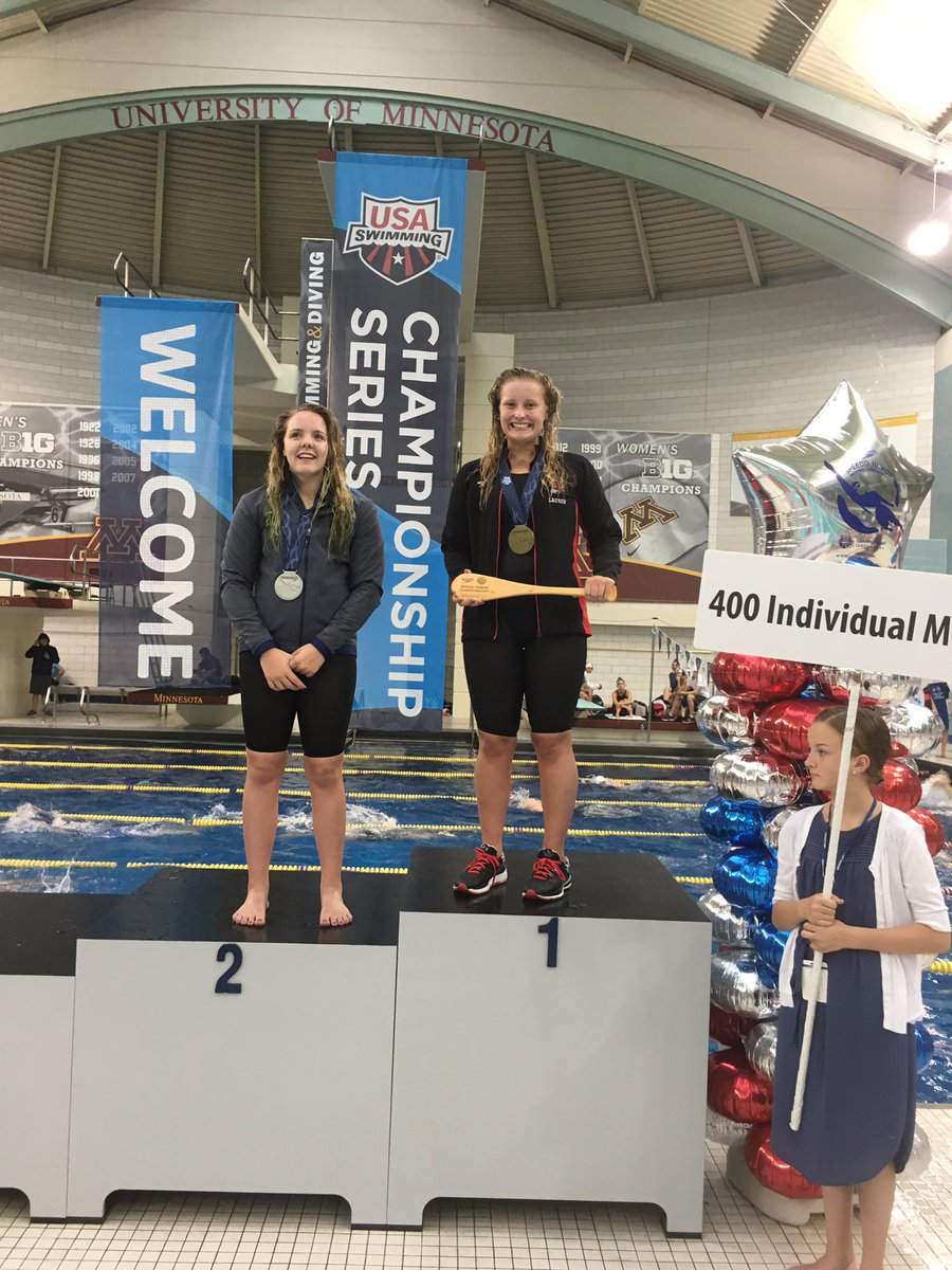 Pictures of the two! Congrats both on great swims!!!