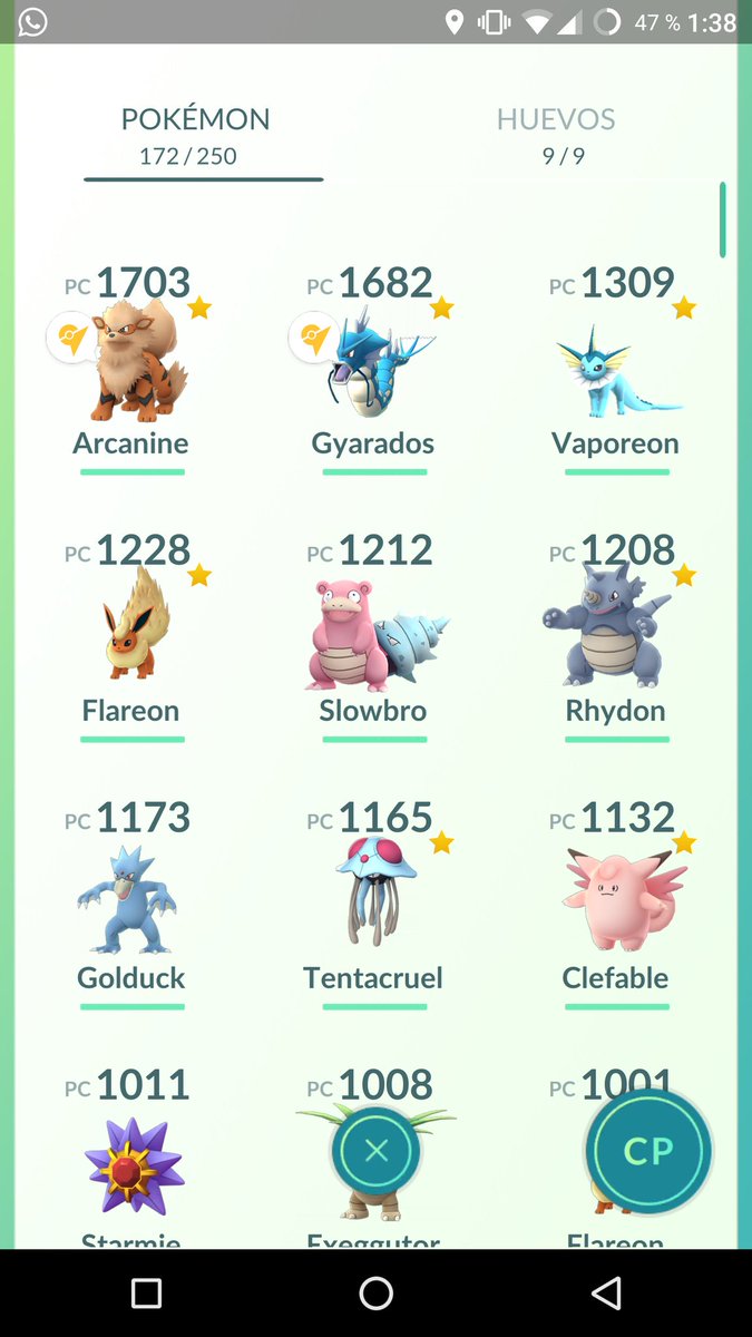 loclrlm3's tweet photo. Más suerte en Pokemon Go? https://t.co/3gYIC3r74Z