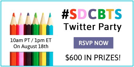 savings's tweet image. It's been a minute since our last Twitter party! Join us on 8/18 at 10AM PT for #SDCBTS! bit.ly/SDCBTS16