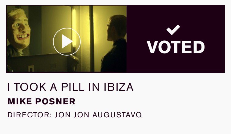 Suze8507's tweet photo. Can't stop..Won't stop .. Voting for @MikePosner ! #PosnerVMA https://t.co/5saCL6YzEe