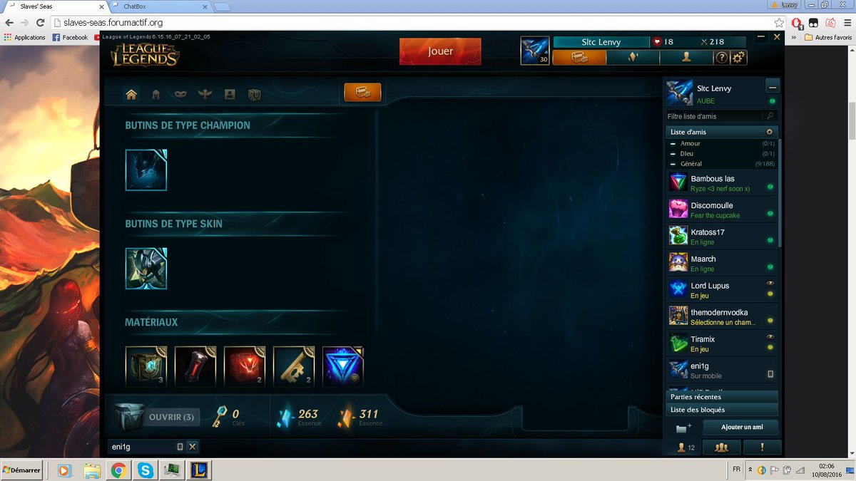 Lenvyy59's tweet photo. Lucky day in Lol ! Free random Project Skin : Leona ! The only one ♥ I love Leona #LoL #Projectskins #ProjectLeona https://t.co/1O1t3kHlpo