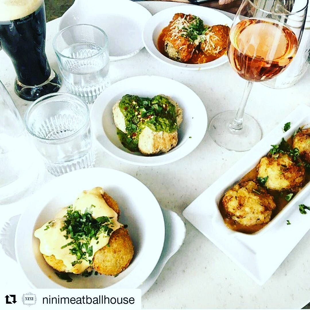 Amazingly delicious vegetarian and vegan options from #ninimeatballhouse #griffintown #realfoodapp