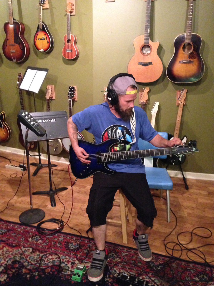 redefindband's tweet photo. Studio time from Sunday!! Ep is almost finished!! #studio #7string https://t.co/AmvCvGY0HY