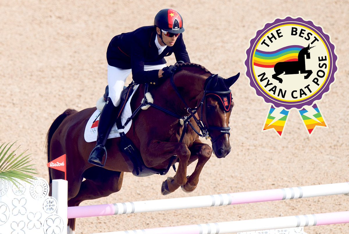 OlympicBilly_EN's tweet photo. Ok, it's also time to p-a-r-t-y for the #BillyBadges winners. You guys give me life ;) #EquestrianEventing https://t.co/5y5Uo4Hk7H