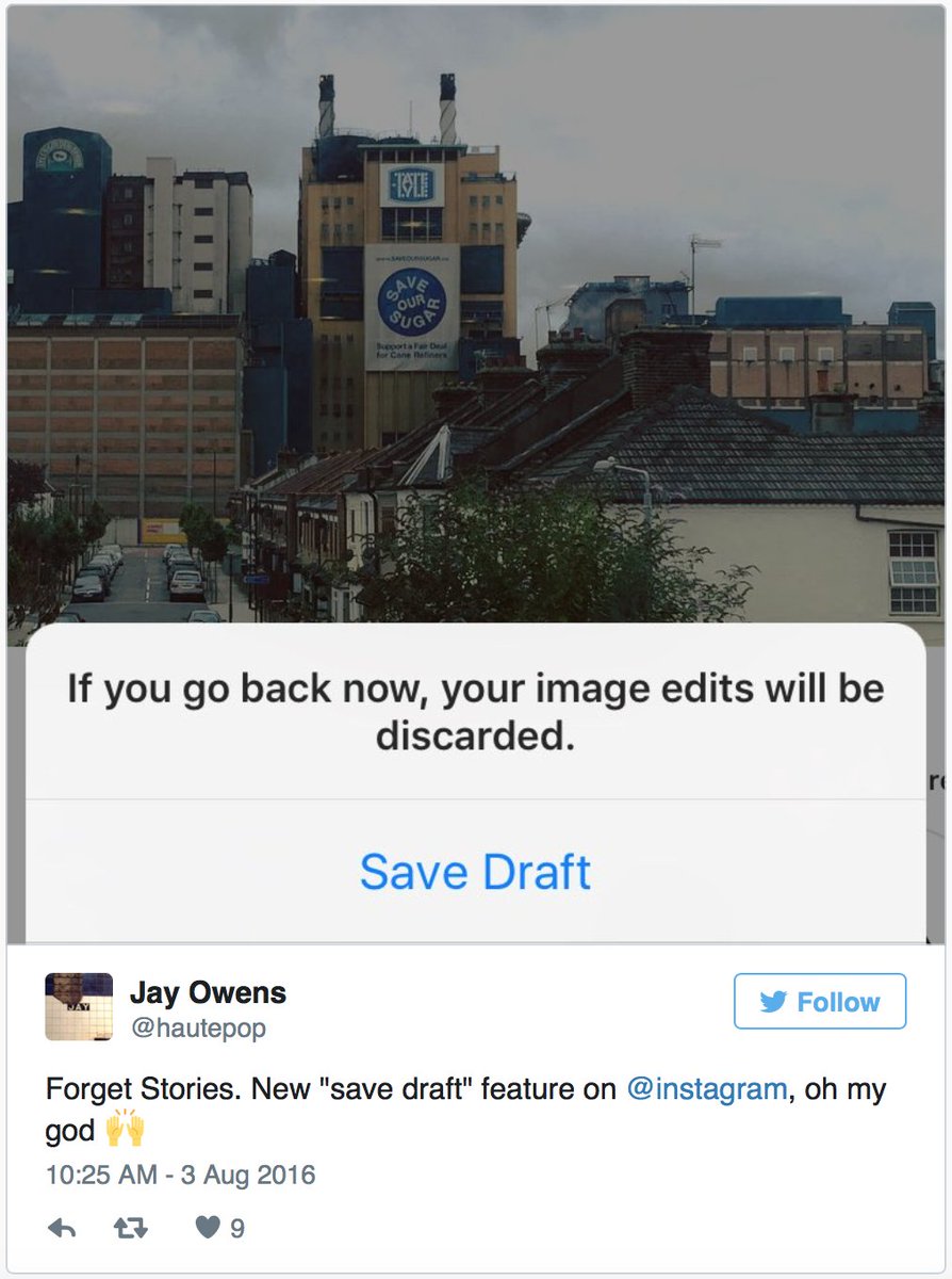 weeknows's tweet photo. #Instagram is #testing a “Save Draft” #feature - More: https://t.co/P4ok3v0cWR https://t.co/X6VBwz84va