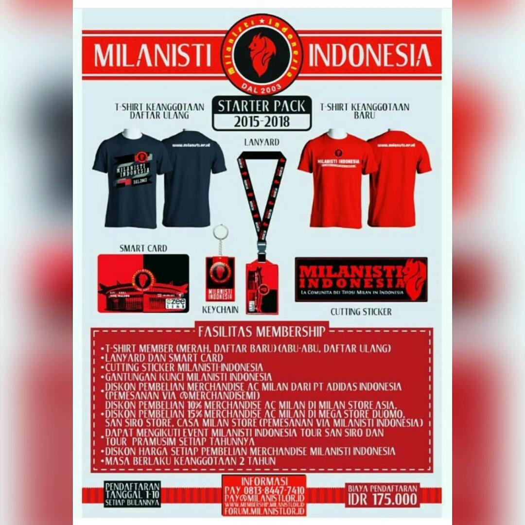 Hari ini adalah hari terakhir registrasi baru/perpanjang member <a href="/MilanistiOrId/">Milanisti Indonesia</a> periode agustus 2016
