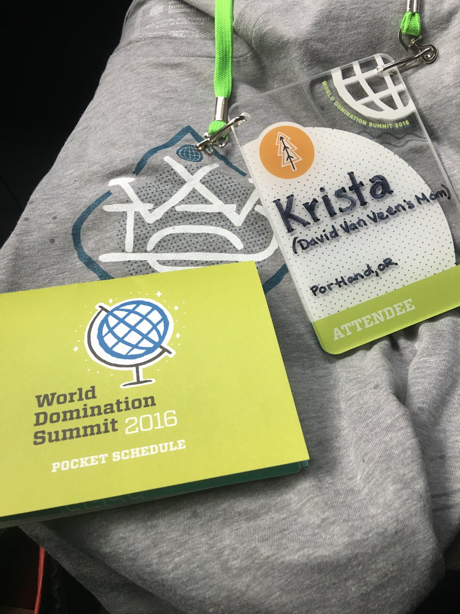 KristaVanVeen's tweet photo. Signed in and ready to go! #WDS2016 https://t.co/E4oVkFh6hq