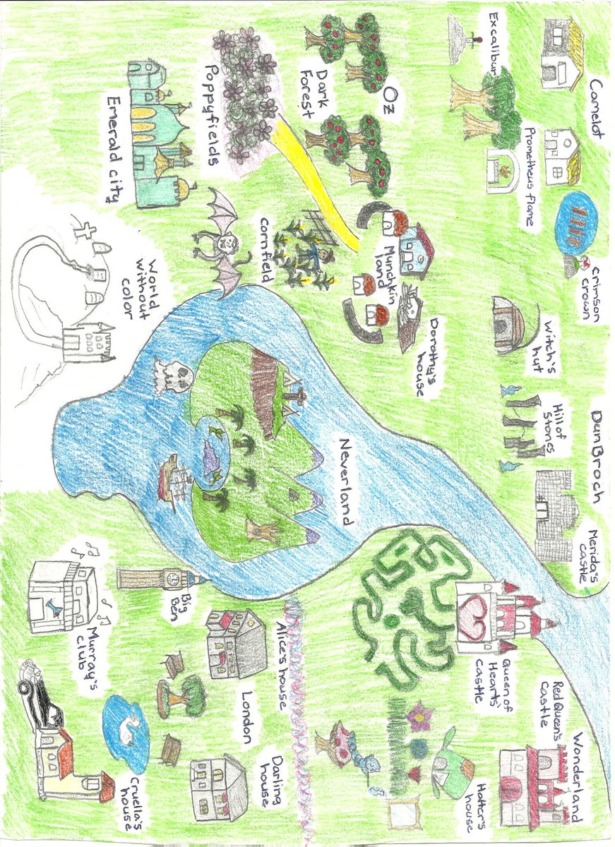 ToNowhereland's tweet photo. Two maps of MOST of the realms in #OUAT https://t.co/GB5SzKze0N