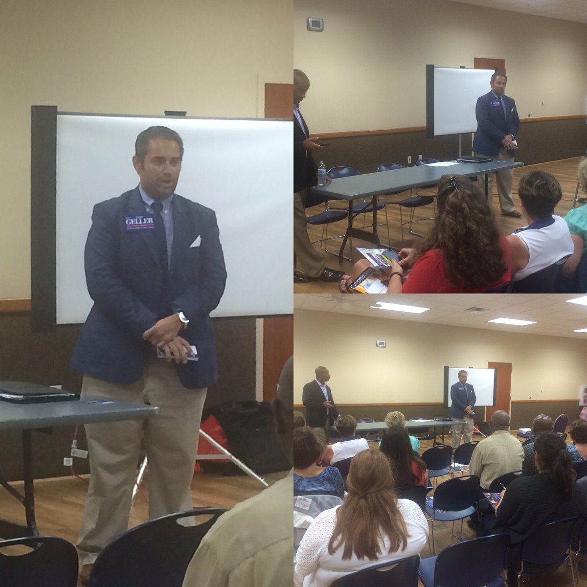 GellerforJudge's tweet photo. Thank you to the Coconut Creek Democratic Club for having us at their judicial candidate forum! #TeamGeller https://t.co/KKVPGWdLsJ