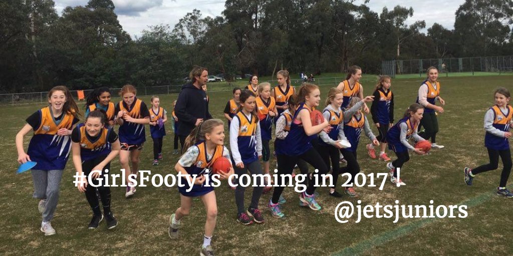 jetsjuniors's tweet photo. #JetsJr girls in action! #GirlsFooty is coming in 2017 ! See more photos at https://t.co/BL2aG1cp2r ! https://t.co/dttbrmoZ0R