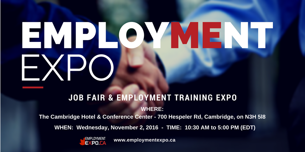 Employment_Expo's tweet photo. Looking for a job? Register for the #JobFair &amp; #EmploymentTrainingExpo #Kitchener #Cambridge https://t.co/wk38rGyAgR https://t.co/01JxGNi5L2