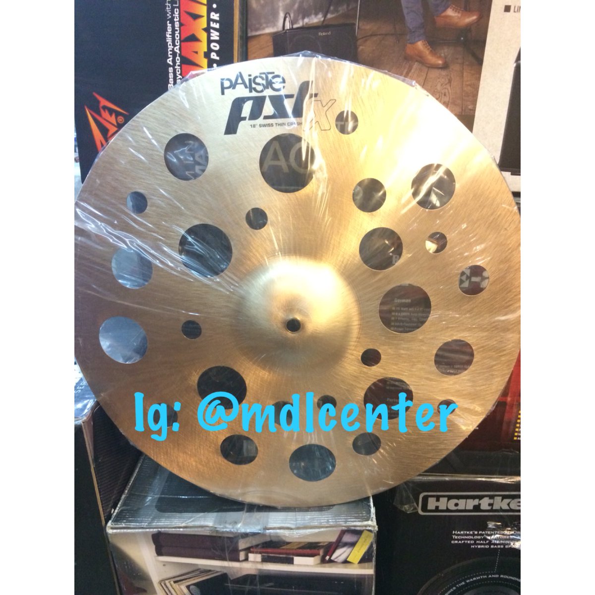 MerrickDias's tweet photo. New Paiste PSTX Swiss Thin Crash 18". 1,992jt nett,blm ongkir. 081297974483 wa Trimakasih @drum_market https://t.co/yyFzipLkBQ