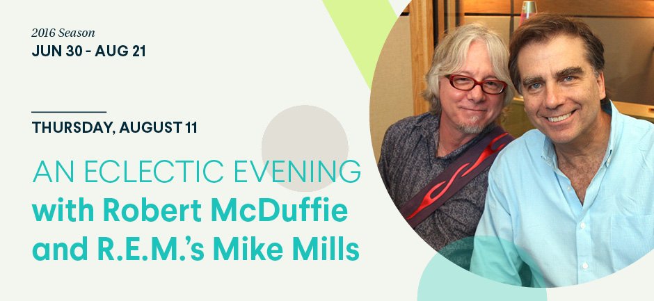 Mike &amp; Robert McDuffie bring their Concerto for Violin, Rock Band &amp; String Orchestra to <a href="/aspenmusic/">Aspen Music Festival and School</a> on 8-11