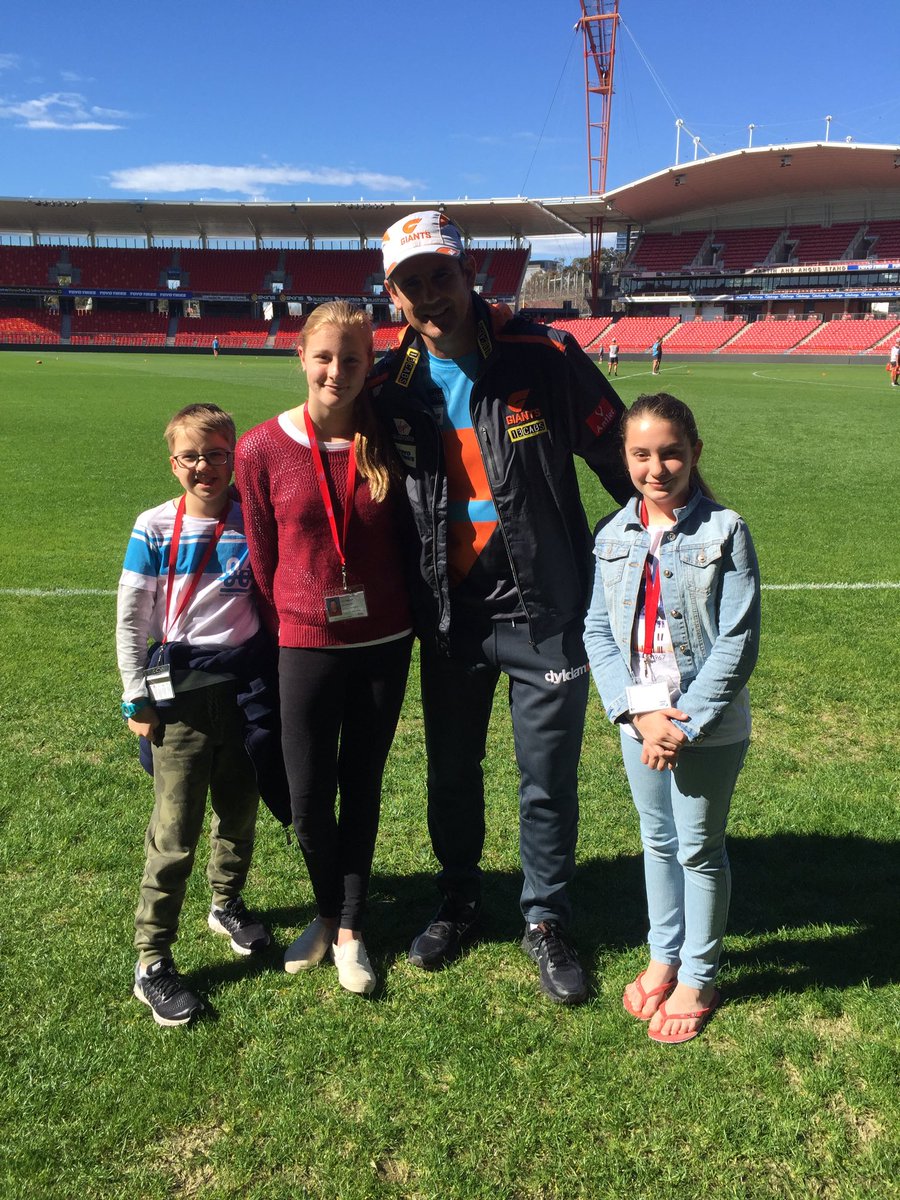 HorshamP's tweet photo. Watching GWS training session at Spotless Stadium @GWSGIANTS #hpssydney #sydneyexperience https://t.co/ZNu8cFQFSm