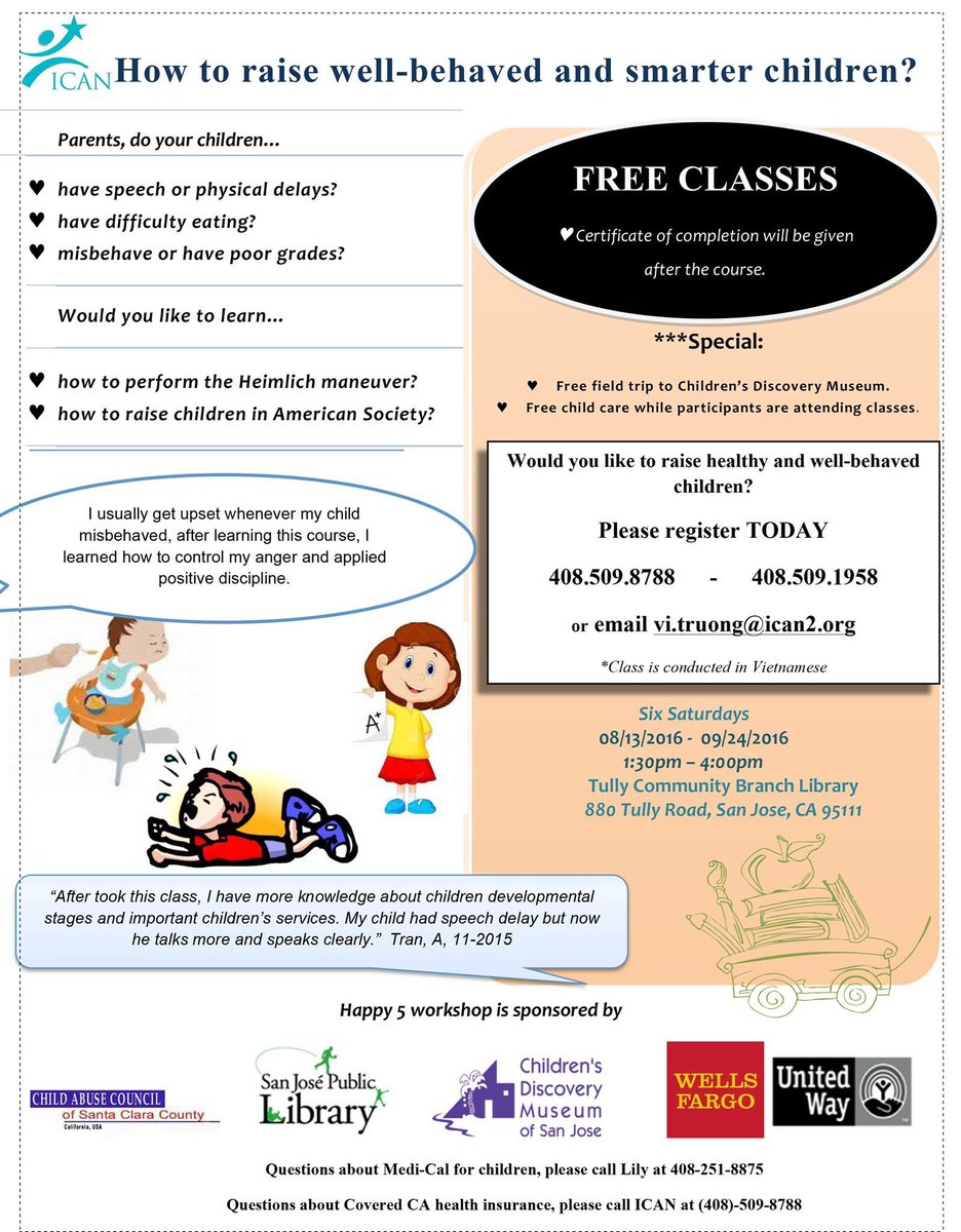 ican_programs's tweet photo. Remember to sign up for our parenting class happening this Saturday! Seats are limited 😱 https://t.co/TU0zkuhQBw
