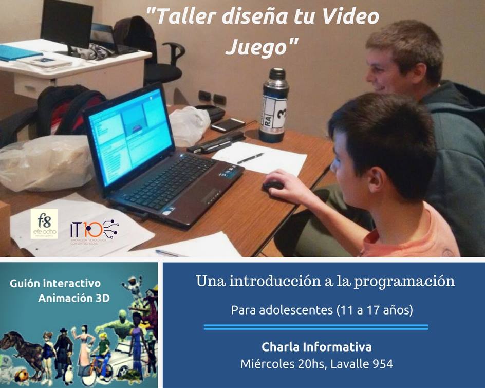 DISEÑA TU VIDEO JUEGO, propuesta para adolescentes. Una introducción a la #programación y a la #creatividad animada