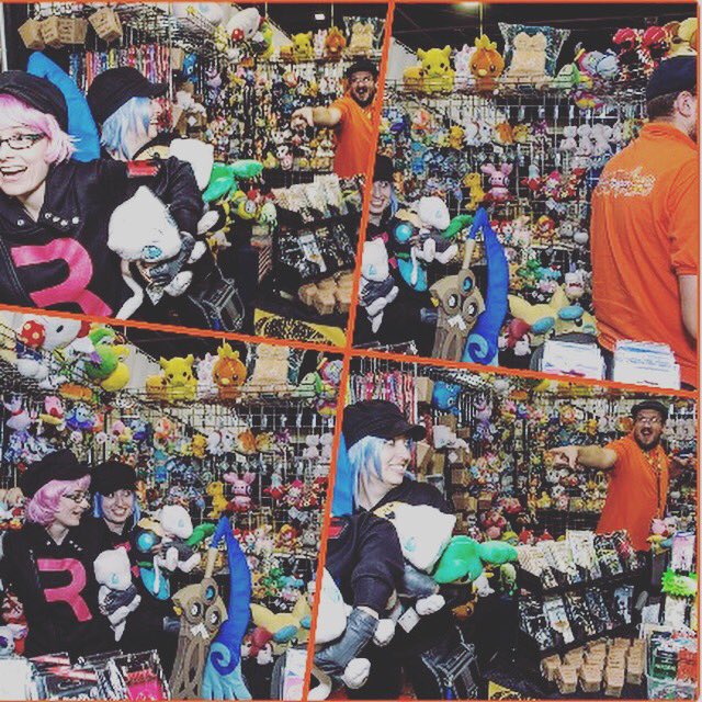 Tokyo_Toybox's tweet photo. Oh no!!! It's Team Rocket stealing our Pokemon at Momocon!!! ๐๐ #pokemon #teamrocket #momocon2016 https://t.co/ulzBpFlLme
